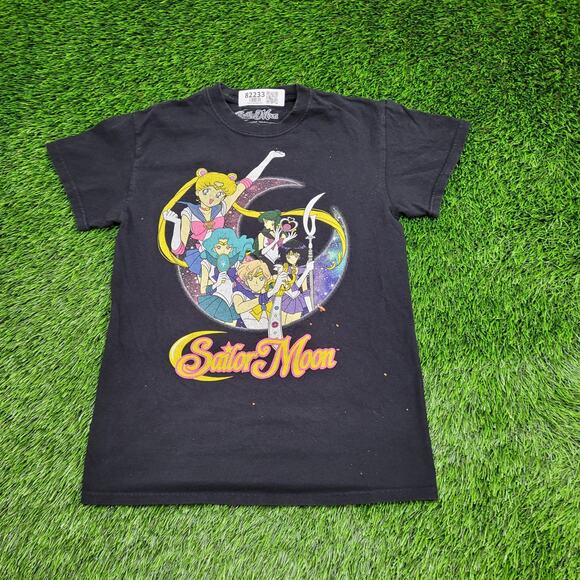 Sailor-Moon Shirt Womens Small 17x24 Manga-Series Black - Picture 1 of 12